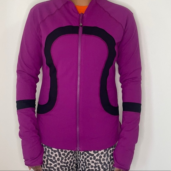 Bliss Jacket Reversible Black/ Regal Plum Mesh - Picture 12 of 15